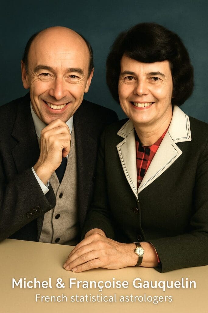 Michel and Françoise Gauquelin, pioneers in statistical astrology