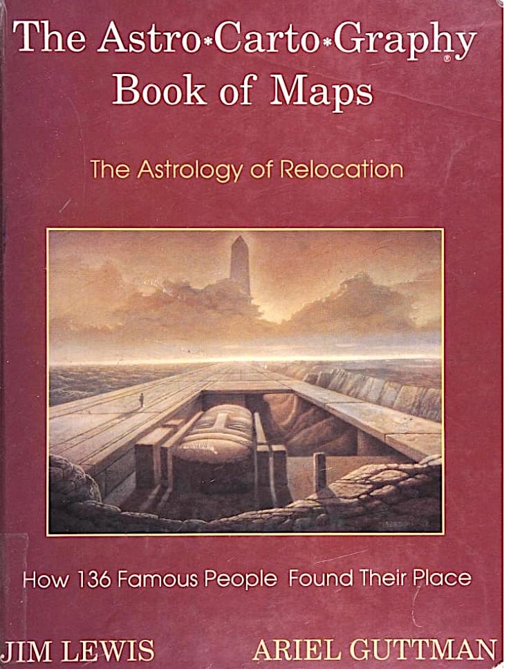 Cover of The AstroCartoGraphy Book of Maps by Jim Lewis and Arielle Guttman, original English edition.
